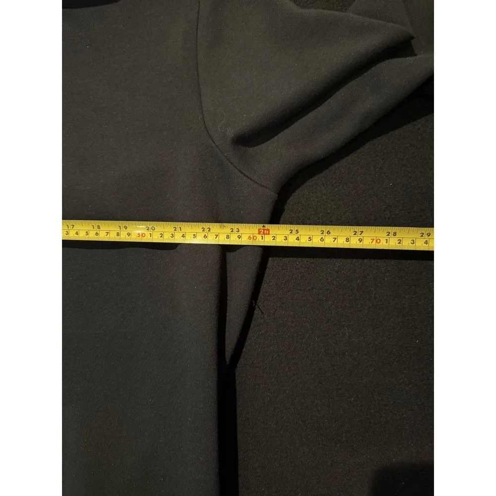 Polo Ralph Lauren Double Knit Big Pony Black On Black Hooded Sweatshirt Mens XL‎
